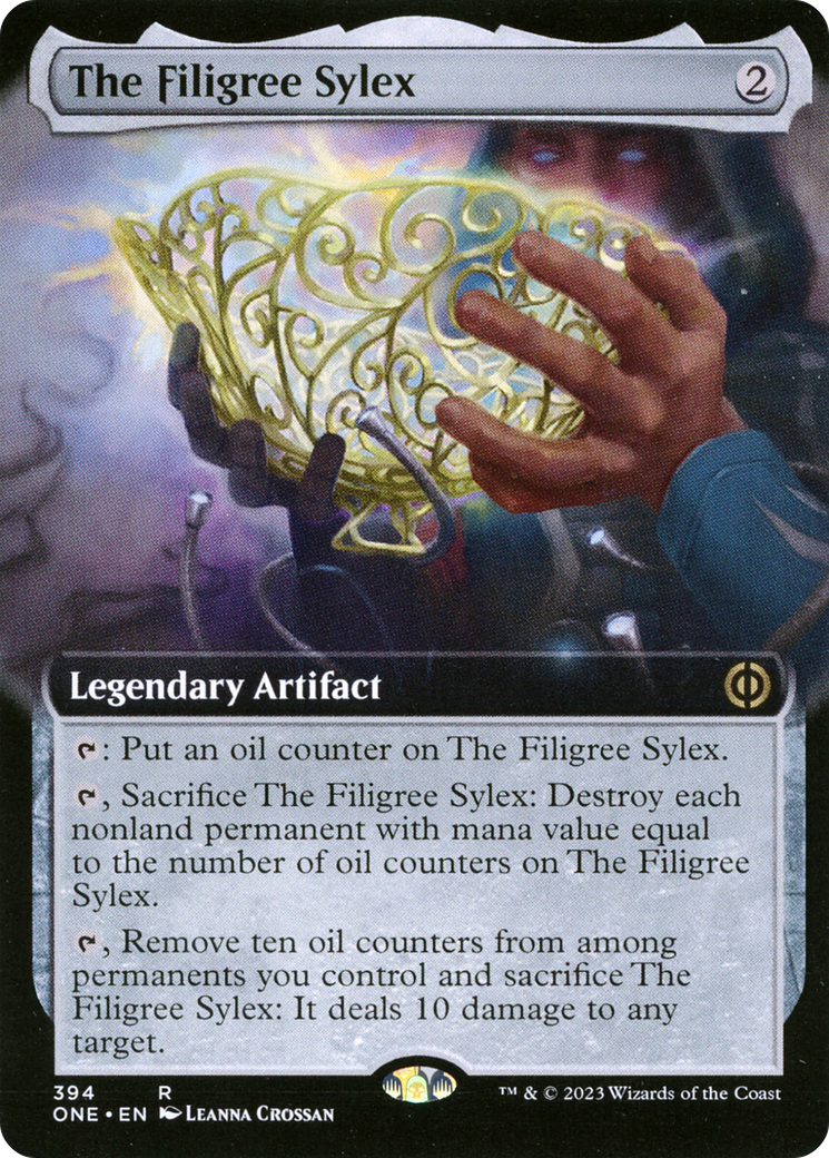 The Filigree Sylex (Extended Art) [Phyrexia: All Will Be One] | D20 Games