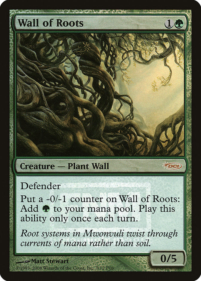 Wall of Roots [Friday Night Magic 2008] | D20 Games