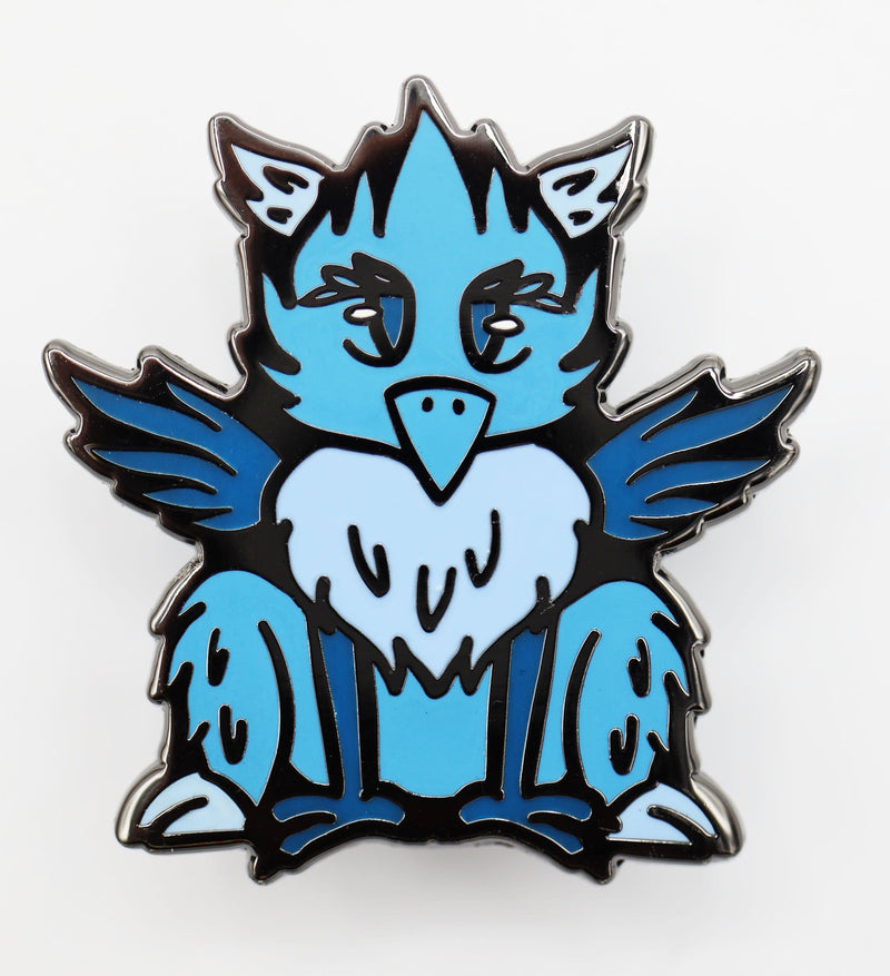 Monster Index Pin: HippoGriff Enamel Pin Foam Brain Games