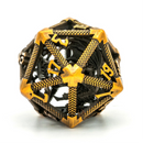 Hollow Dragon Keep D20 - Gold Metal Dice Foam Brain Games