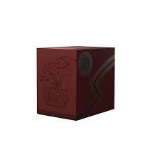 Dragon Shield Double Shell: Blood Red & Black | D20 Games