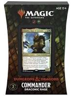 MTG Adventure in to the Forgotten Realms Draconic Rage Commander Deck