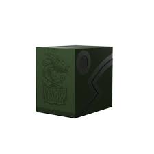 Dragon Shield Double Shell: Forest Green & Black
