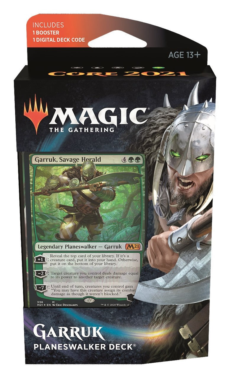 Garruk Planeswalker Deck Core 2021