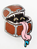 Monster Index Pin: Mimic Enamel Pin Foam Brain Games