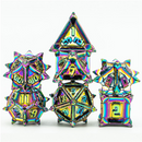 Mystic Flail RPG Metal Dice Set Metal Dice Foam Brain Games