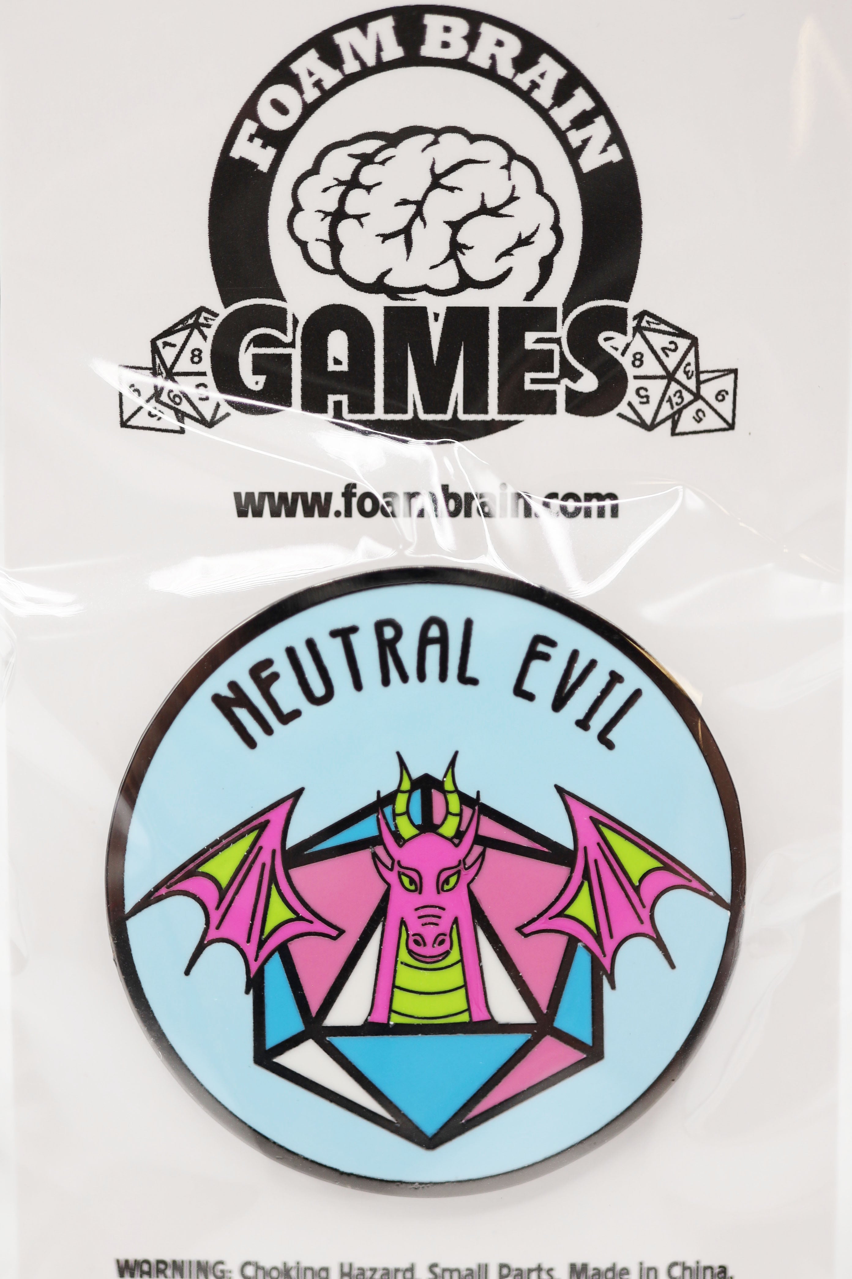 Pride Flag Alignment Pin: Transgender Enamel Pin Foam Brain Games | D20 Games