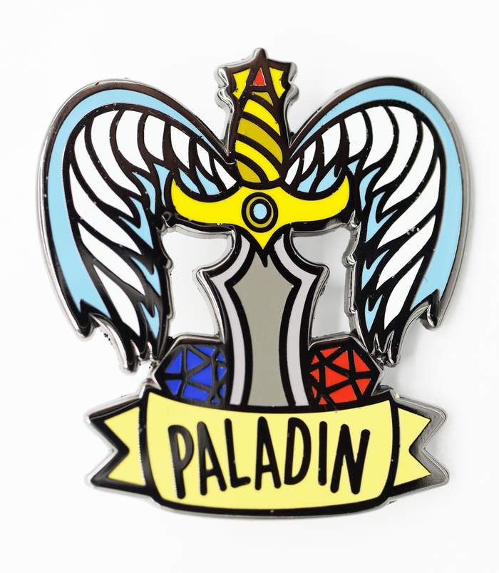 Banner Class Pins: Paladin | D20 Games