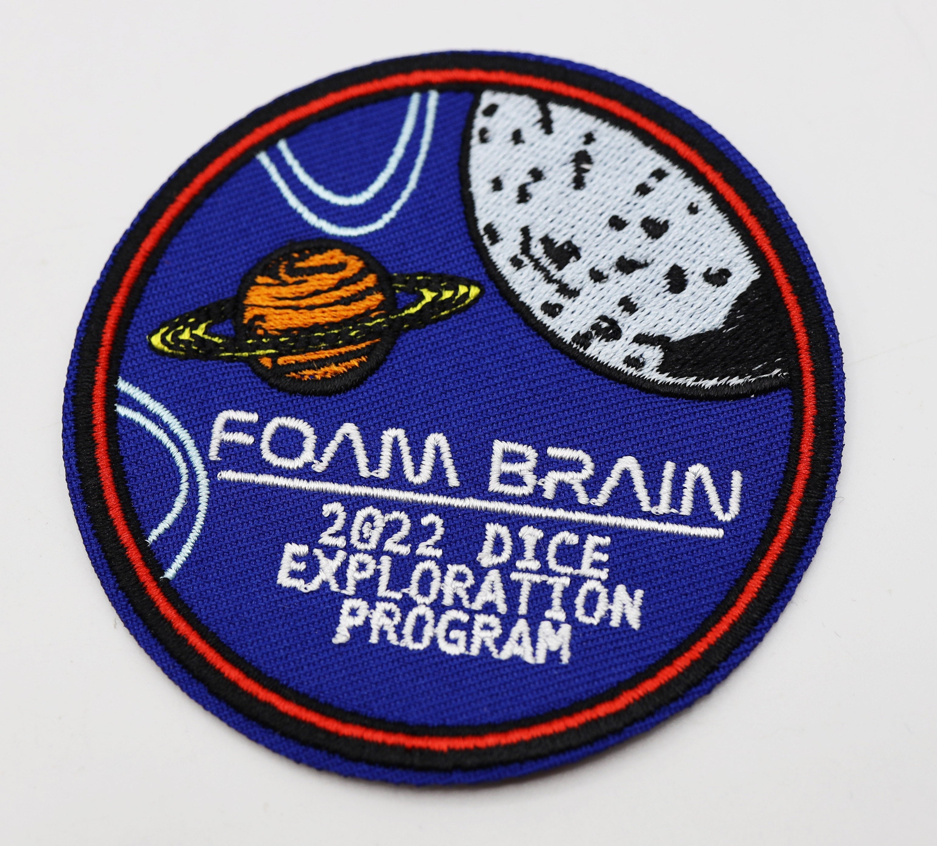 Dice 51 Patch: 2022 Dice Exploration Program  Foam Brain Games | D20 Games