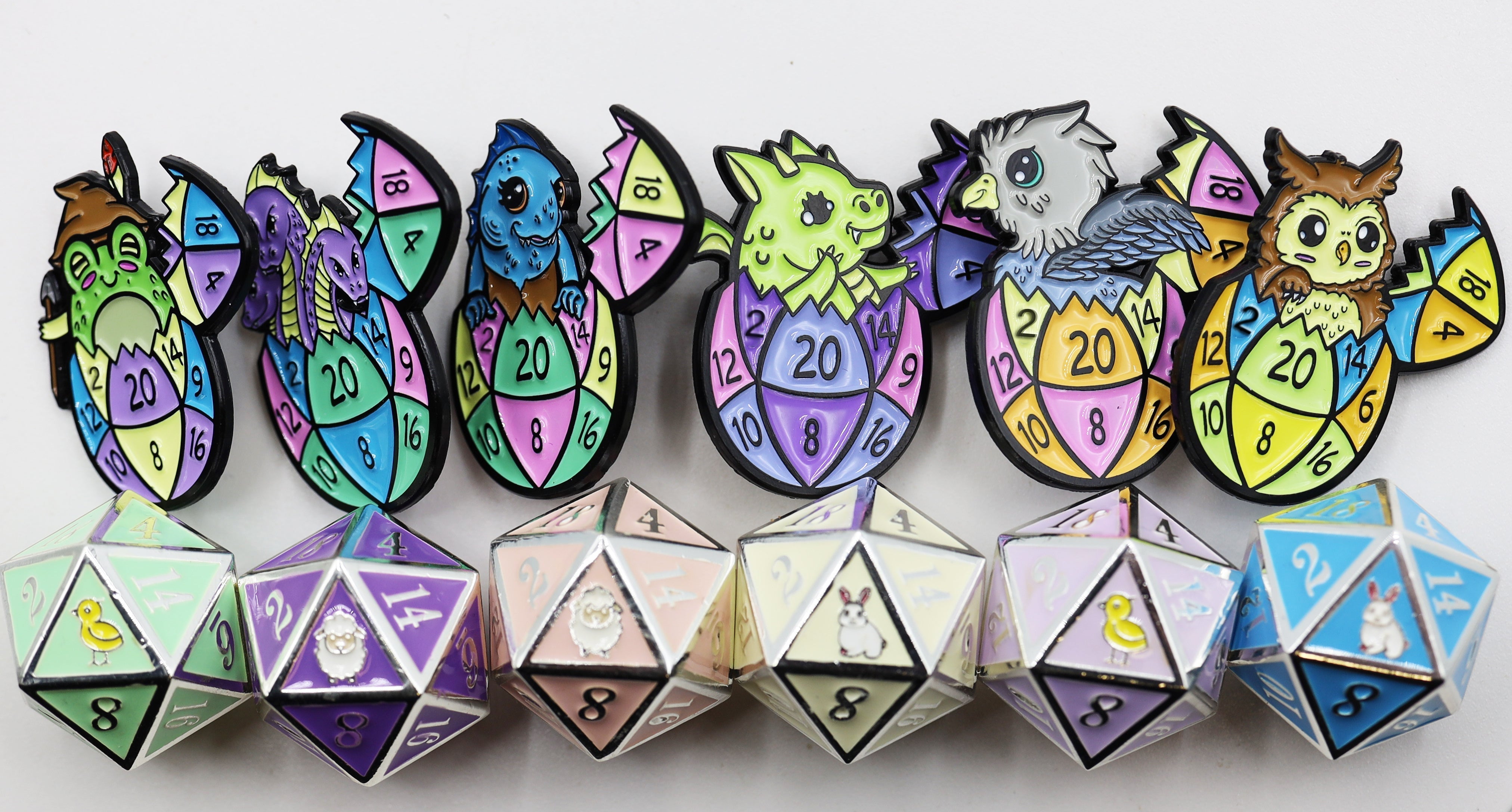 Mystery Loot: Basket of Eggs Complete Set  Foam Brain Games | D20 Games