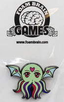 Pridethulhu Pins Enamel Pin Foam Brain Games