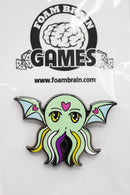 Pridethulhu Pins Enamel Pin Foam Brain Games