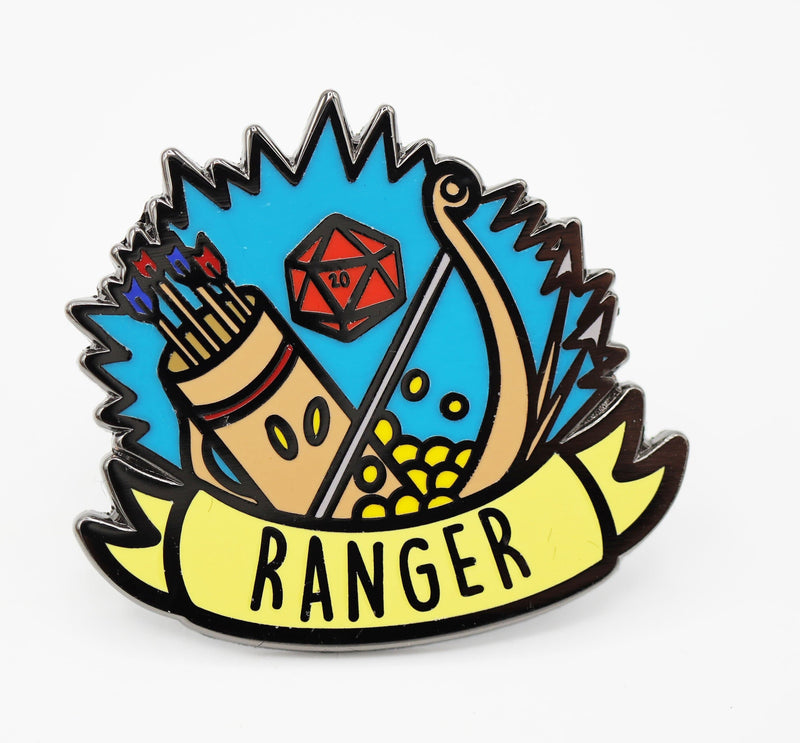 Banner Class Pins: Ranger Enamel Pin Foam Brain Games