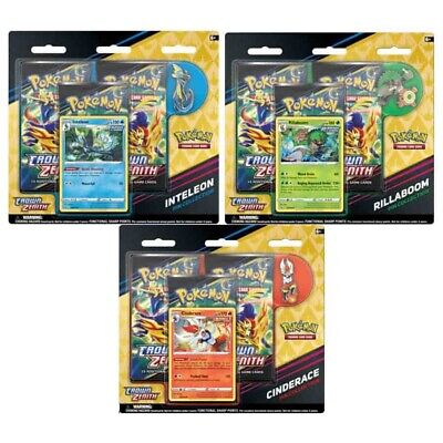 Pokemon Crown Zenith Pin Collection Set of 3