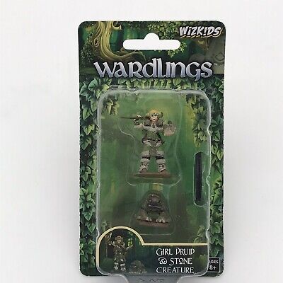 Wardlings: Girl Druid and Stone Creature | D20 Games
