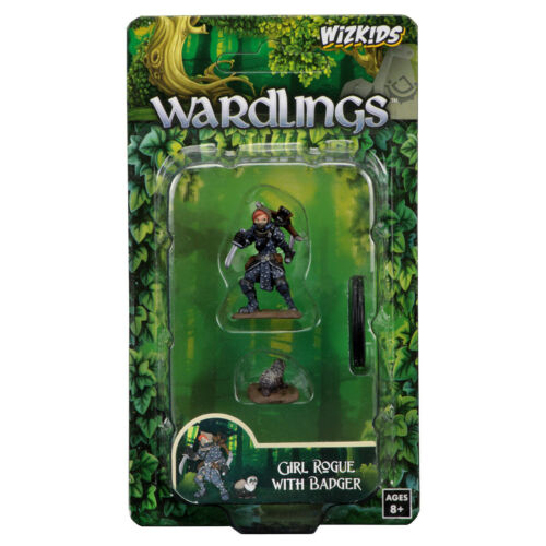 Wardlings: Girl Rouge with Badger | D20 Games