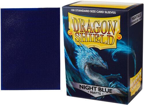 Dragon Shield Matte Night Blue Sleeves