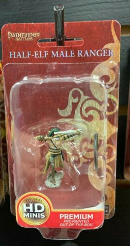 Pathfinder Battles Half-Elf Male Ranger