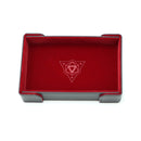 Magnetic Rectangle Dice Tray - Red Velvet