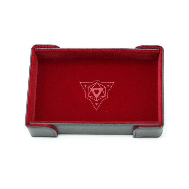 Magnetic Rectangle Dice Tray - Red Velvet