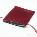 Velvet Dice Bag: Medium Blood Red