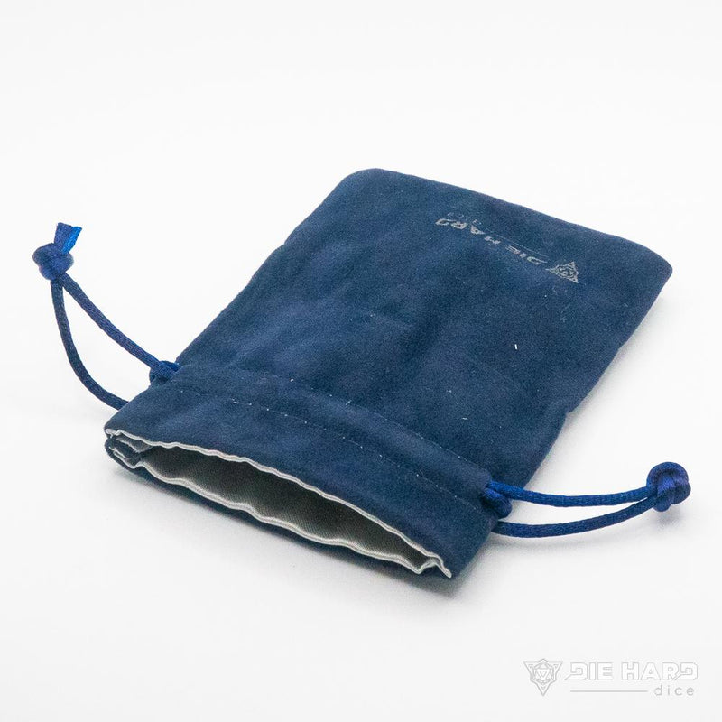 Velvet Dice Bag: Small Navy Blue