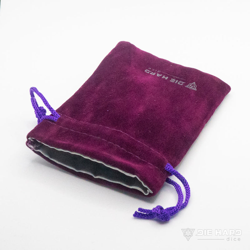 Velvet Dice Bag: Small Purple