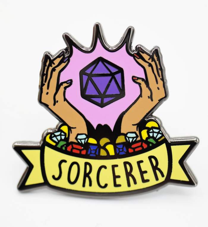Banner Class Pins: Sorceror | D20 Games
