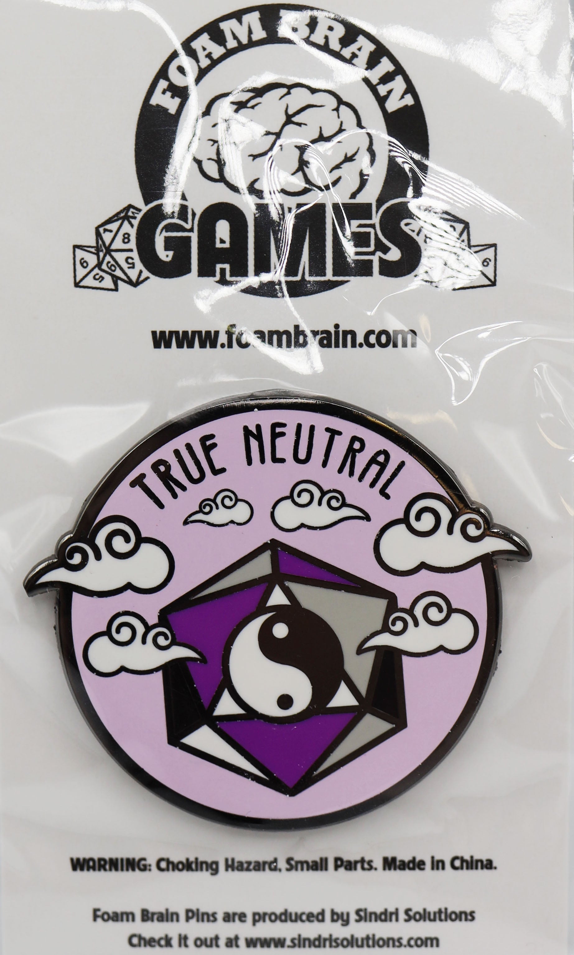 Pride Flag Alignment Pin: Asexual Enamel Pin Foam Brain Games | D20 Games