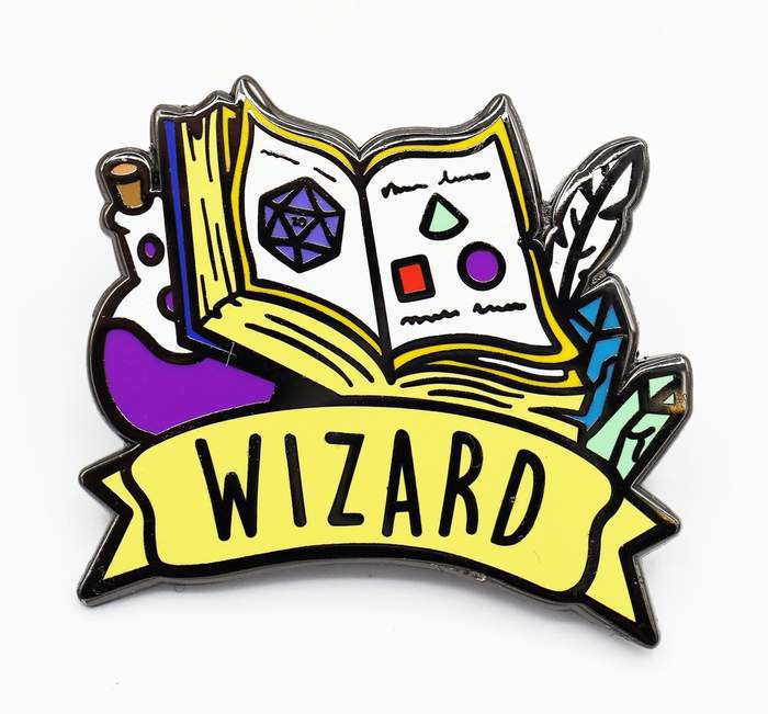 Banner Class Pins: Wizard | D20 Games
