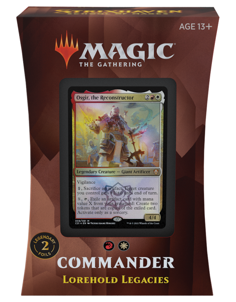 Strixhaven Commander 2021 Lorehold Legacies