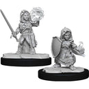 Pathfinder Battles Female Halfling Cleric