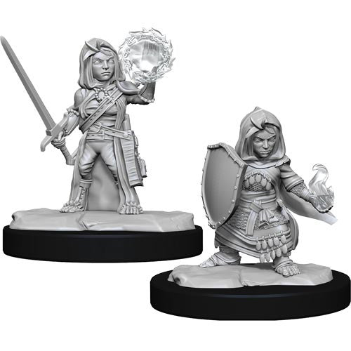 Pathfinder Battles Female Halfling Cleric