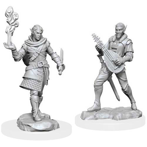 Critical Role Pallid Elf Rogue and Bard Miniature